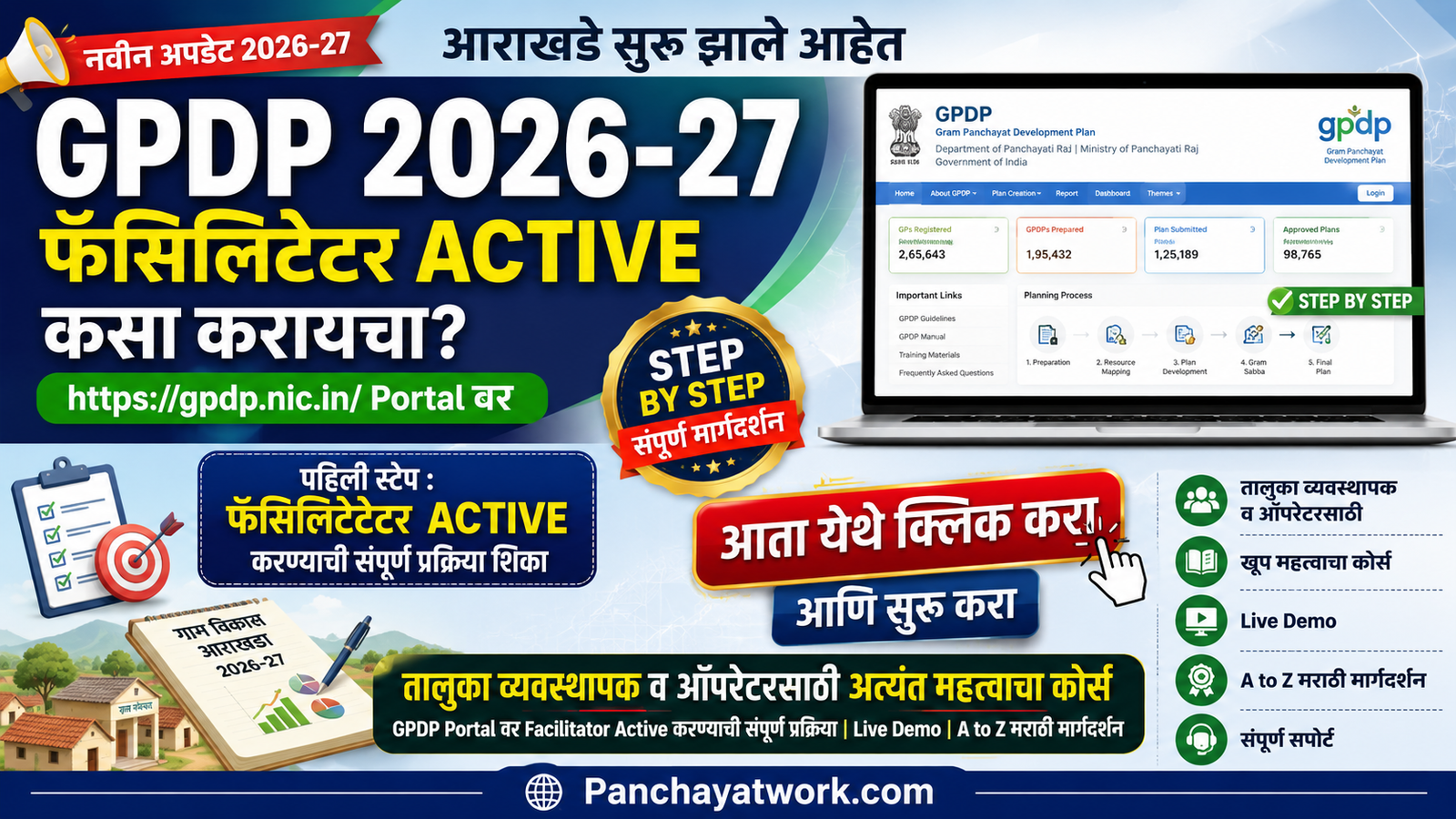 GPDP 2026-27 Facilitator Active कसा करायचा? | Step-by-Step मराठी